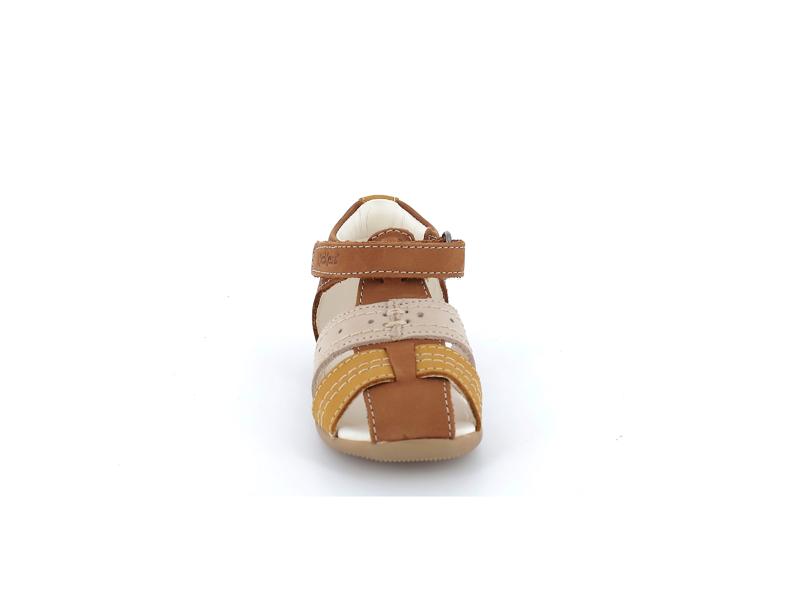 Kickers-785420 Cuir Multi-Marron