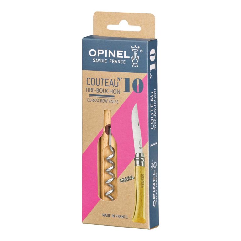 Opinel Taschenmesser Nr.10, mit Korkenzieher
