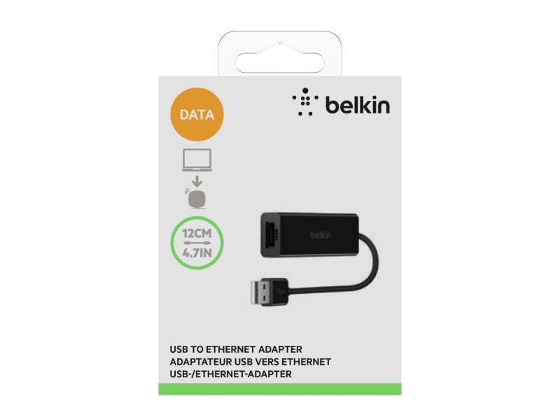Belkin Netzwerk-Adapter USB 2.0 - RJ45 USB 2.0 USB 2.0 Typ-A auf RJ45 Adpater