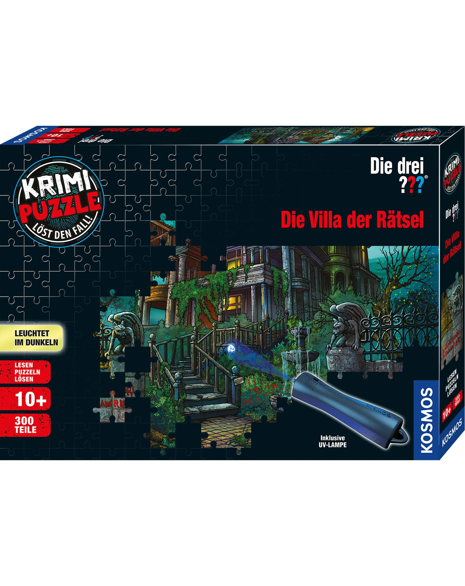 Krimi-Puzzle: Die drei ??? - Die Villa der Rätsel 300-teilig