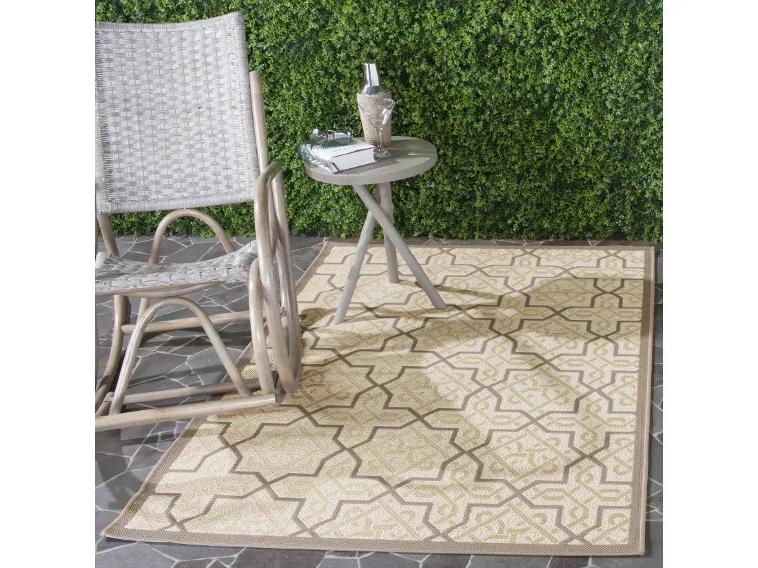 Tapis Beige & Dark Beige 122 X 170 cm - Eleonora