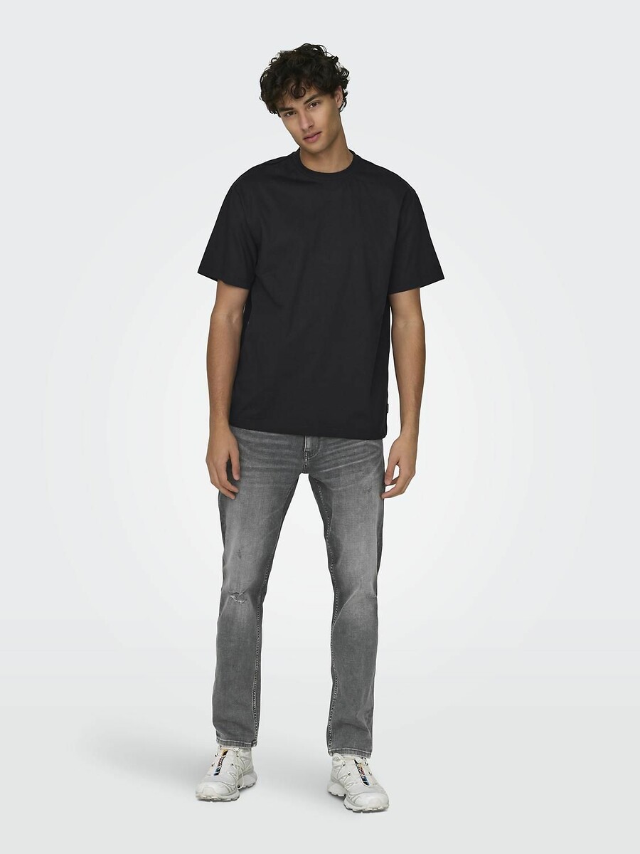 ONLY & SONS<br>Camiseta folgada com gola redonda