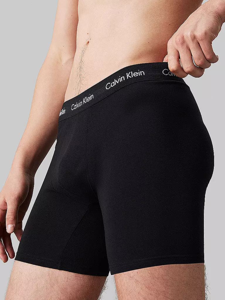 CALVIN KLEIN Pants 3er Pkg. black schwarz
