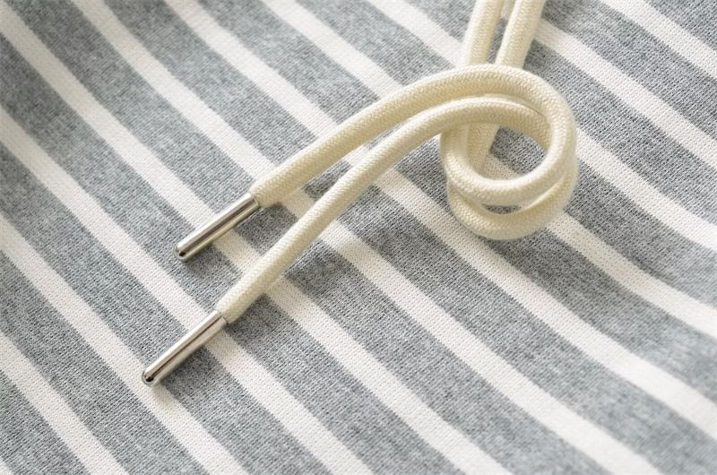 Larlige - Gestreepte joggingbroek met lage taille en wijde pijpen
