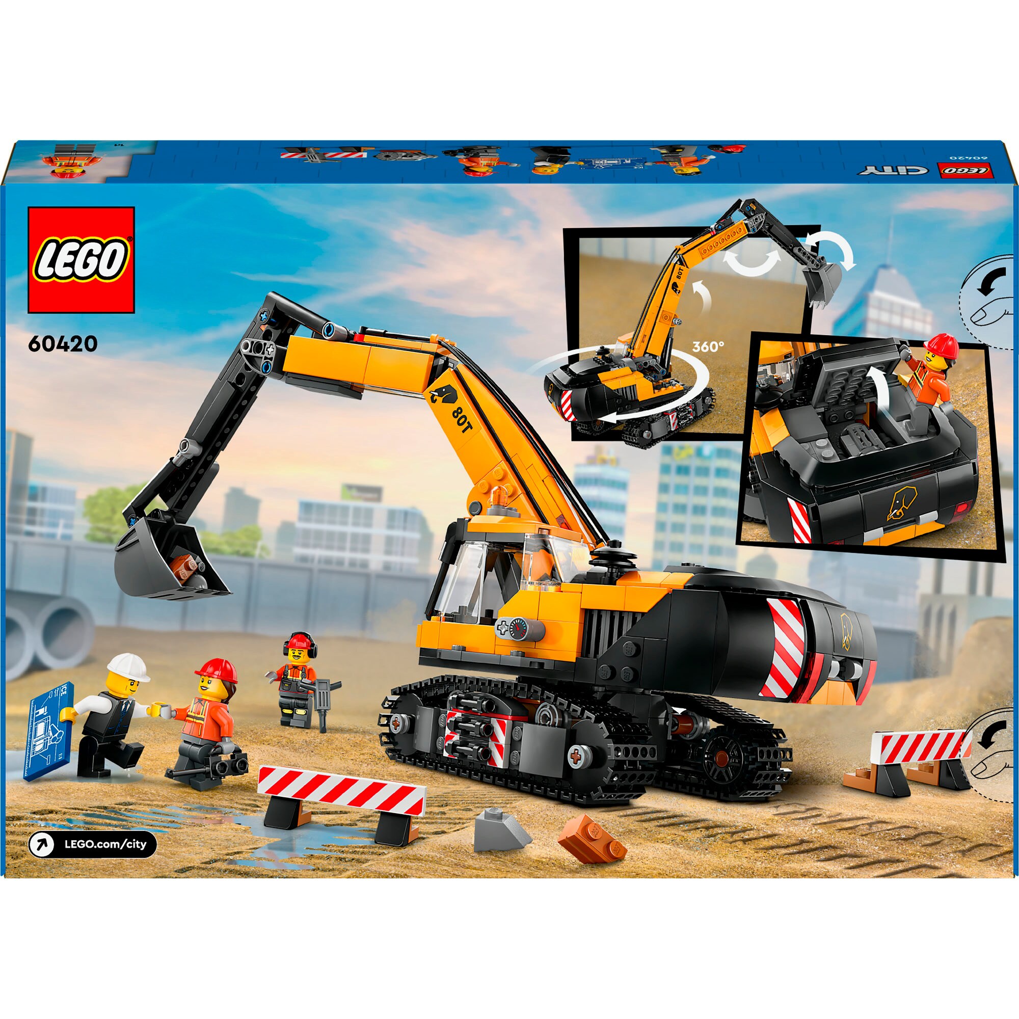 LEGO Konstruktionsspielzeug City Raupenbagger