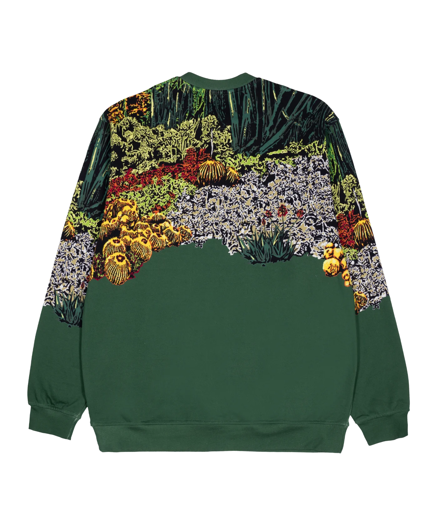 The Hundreds Huntigton Henley Sweatshirt Grün