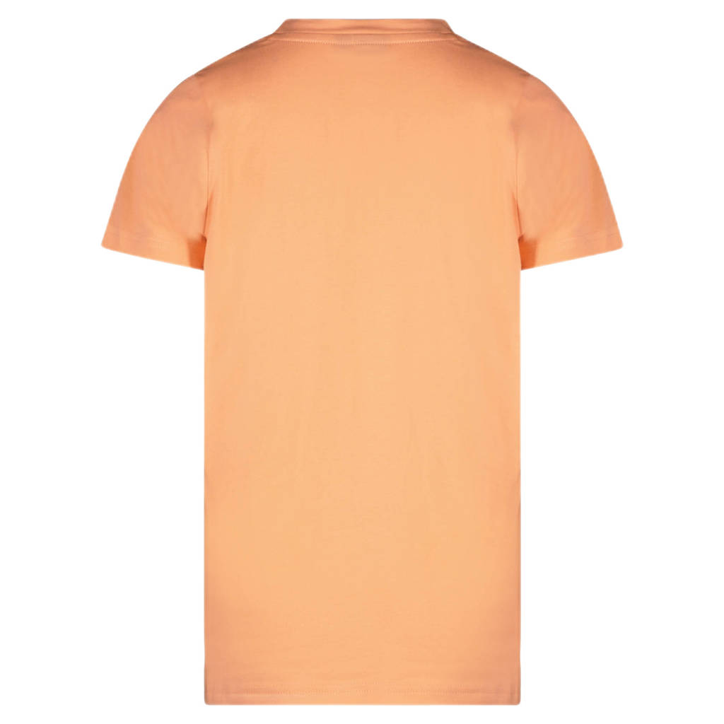 Cars T-shirt CARREY met tekst perzik