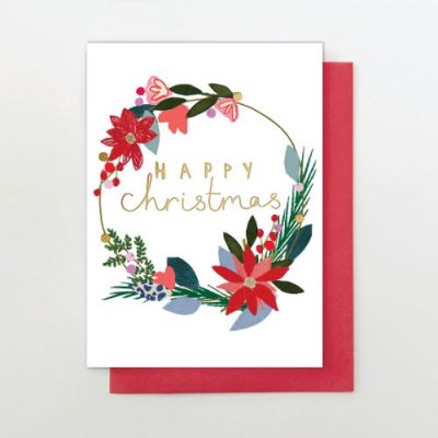 Happy Christmas Wreath