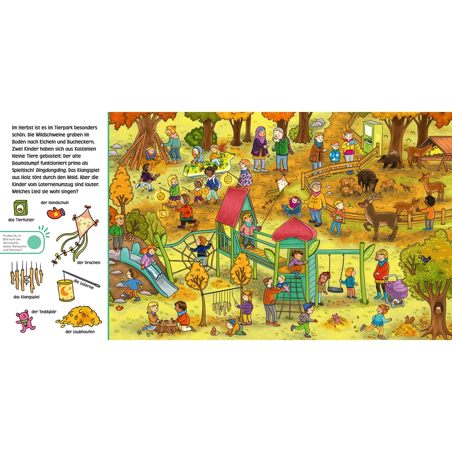 CARLSEN Hör mal (Soundbuch): Wimmelbuch: Spielplatz