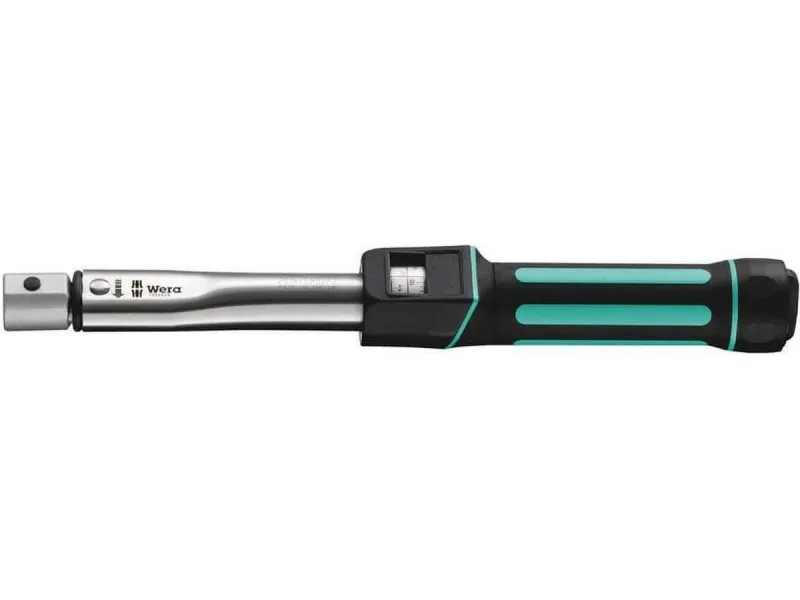 Wera 05075651001, Klik momentnøgle, Ft-lb, Nm, Mekanisk, Sort, Grøn, 283 mm