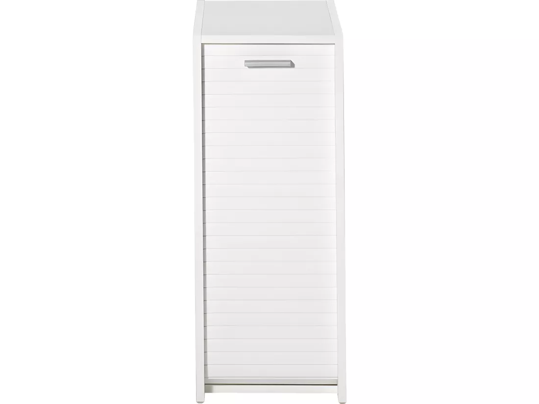 Caisson de Rangement Blanc à Rideau - Coloris: Blanc