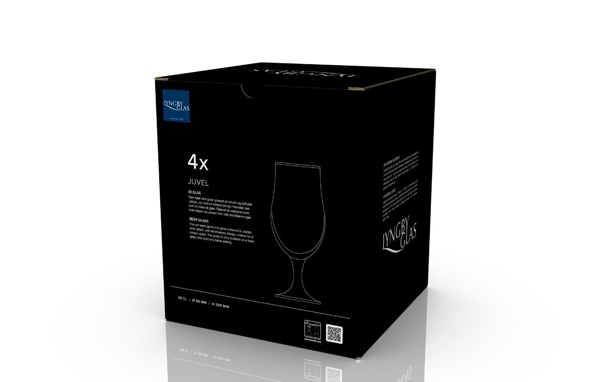 Bierglas Juvel 4 Stück, 49 clStillvolles Biertrinkgefäss
