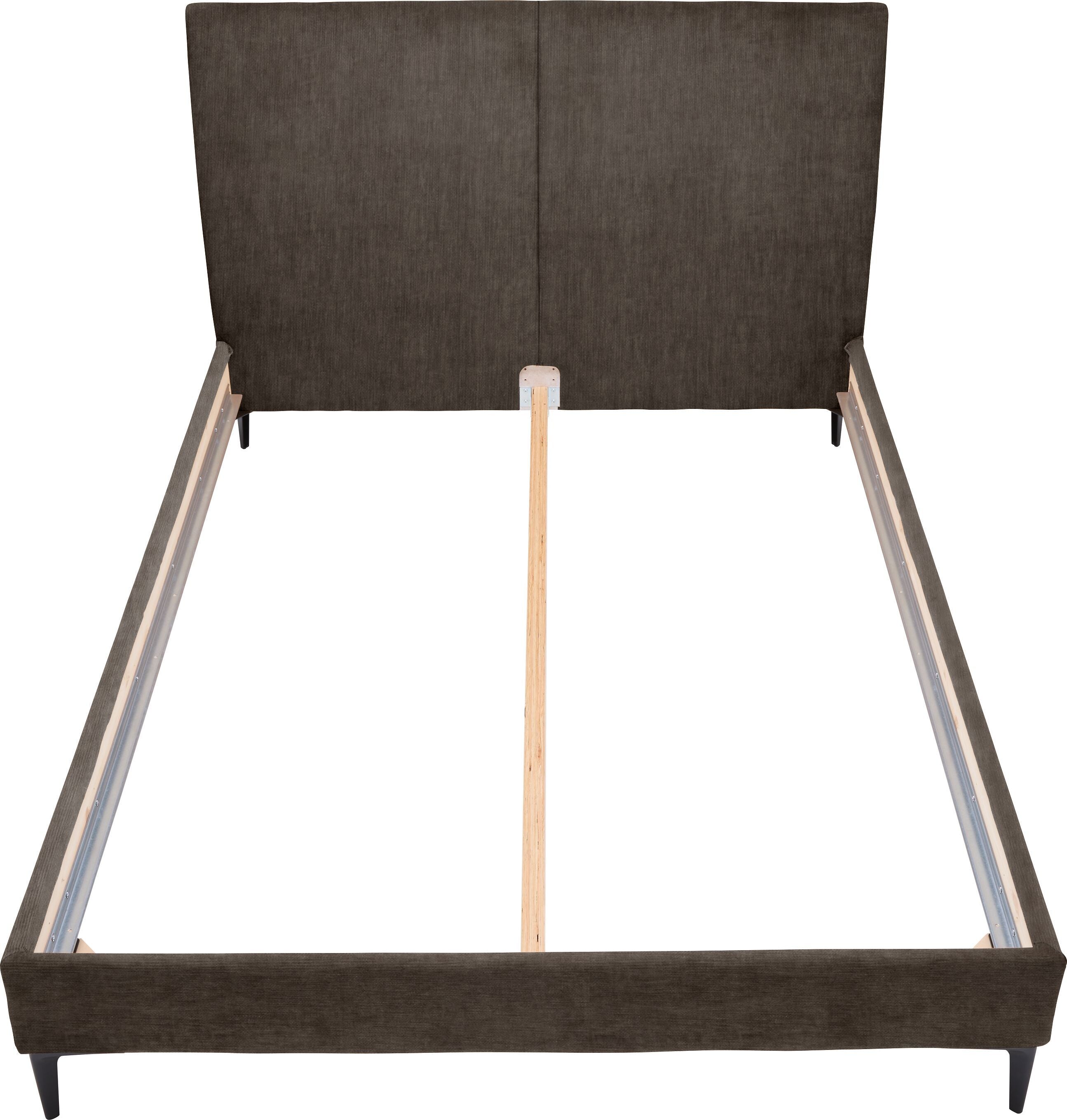 CELINE Polsterbet_Palm_taup_Nr.3_180x200 - Taupe / B: 180.0 cm x T: 200.0 cm