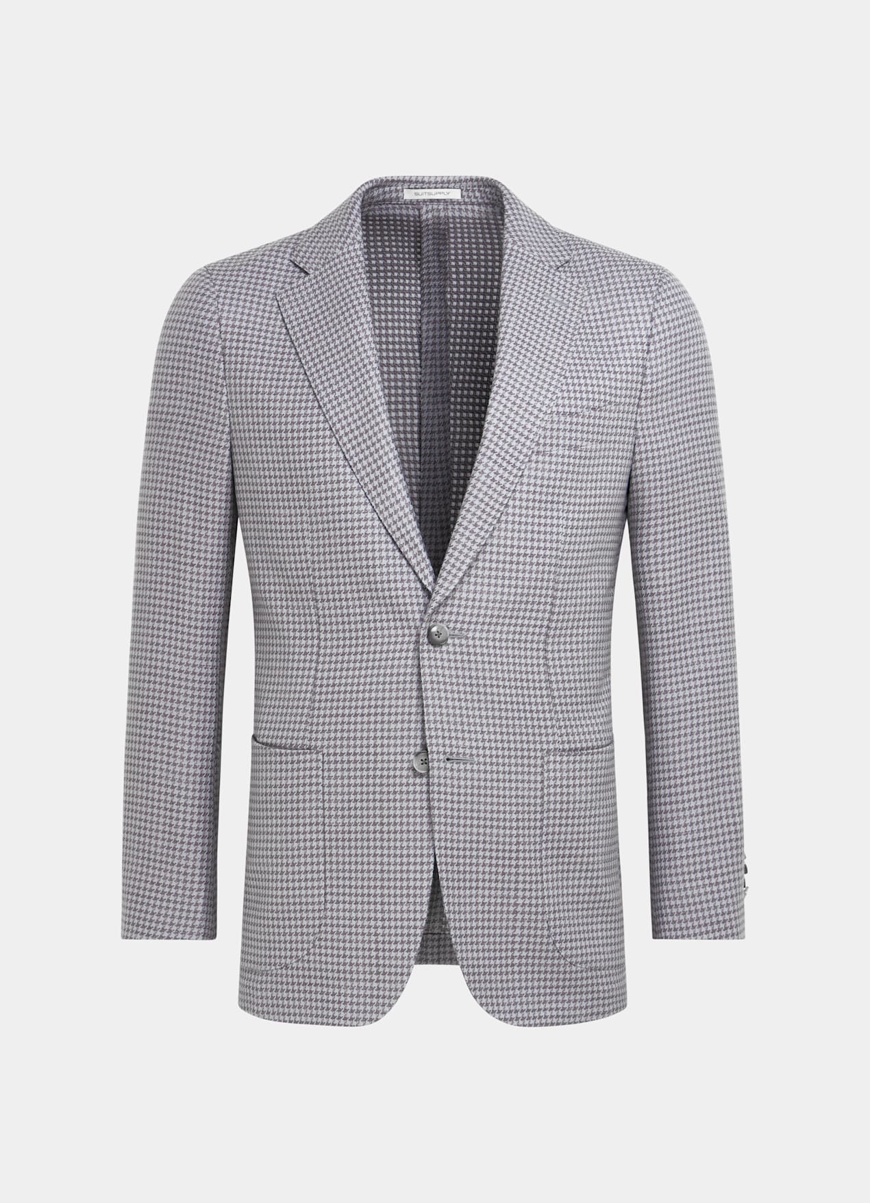 Blazer Havana coupe Tailored violet pied-de-poule