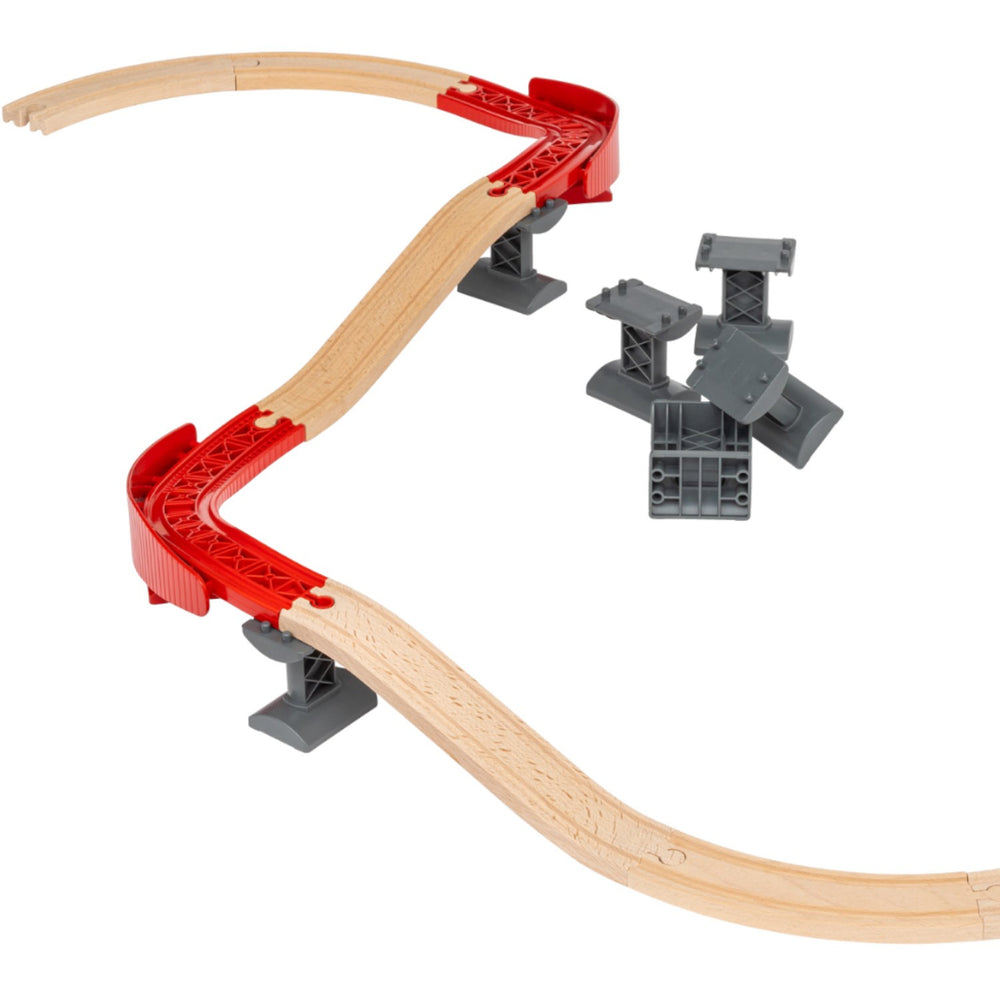 Køb BRIO® 33995 Pakke Med Hævede, Buede Skinner