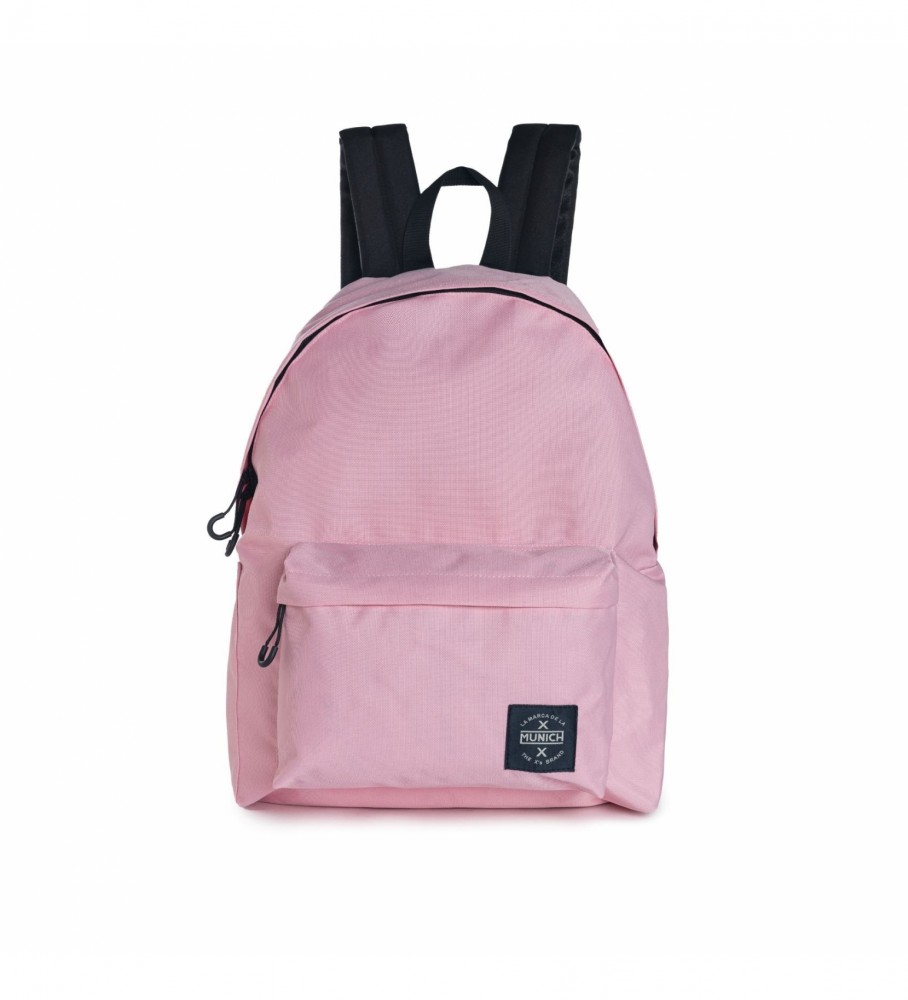 Munique Mochila Basics Bts rosa