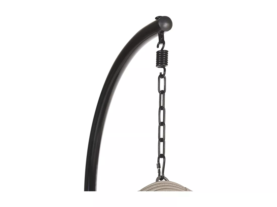 Support pour fauteuil suspendu STAN Métal Noir