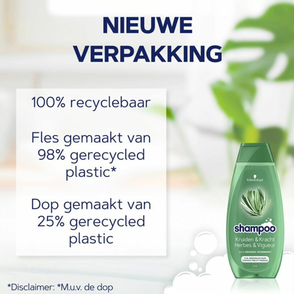 5x Schwarzkopf Shampoo Herbs & Volume400 ml