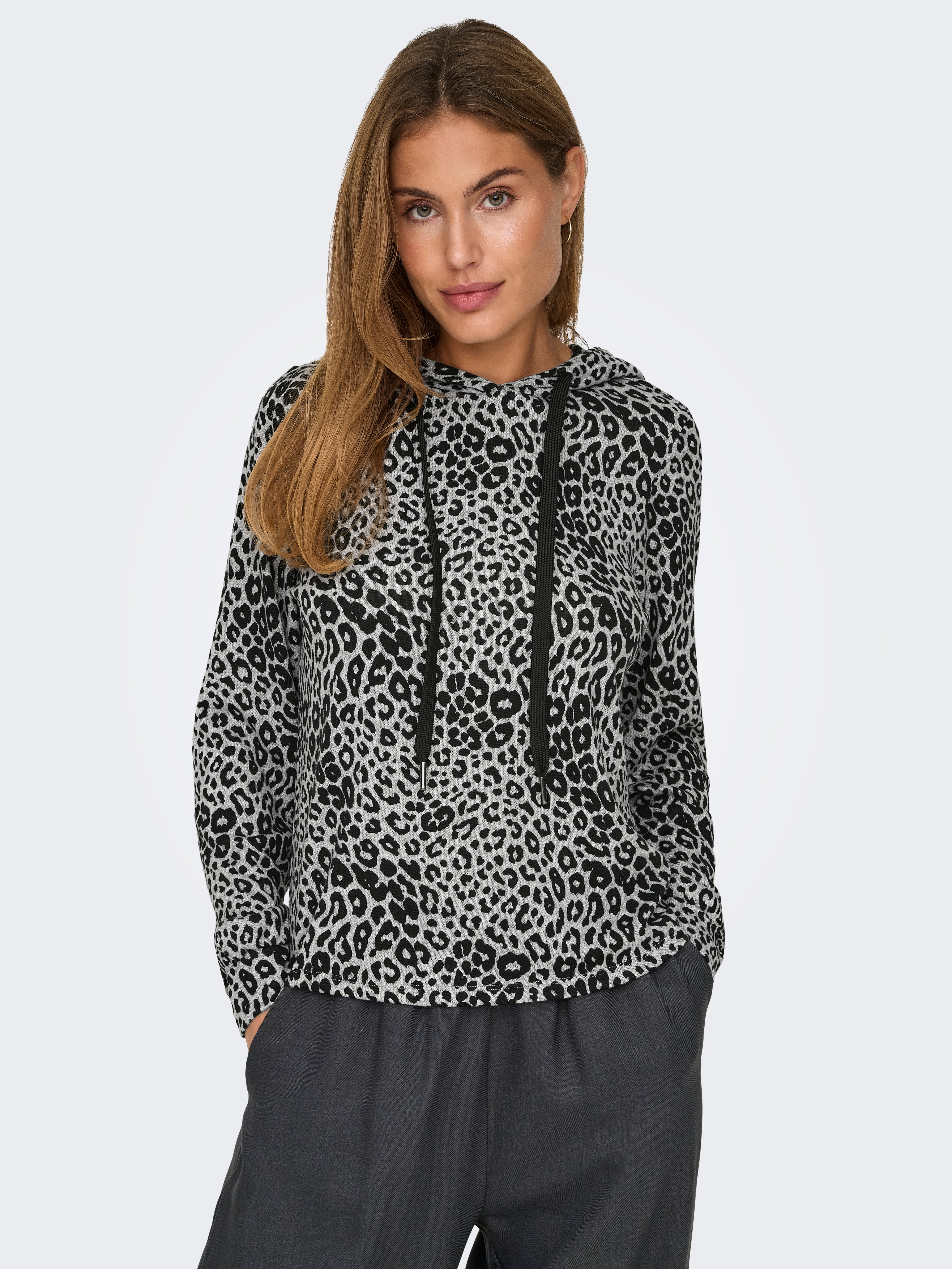 ONLMARIA Top Light Grey Melange
