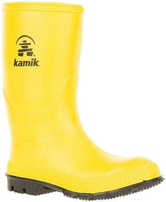 Kamik Stomp Gummistøvel, Yellow/Black Sole