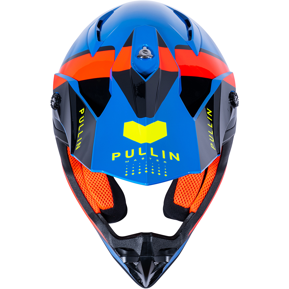 pull-in - Casque Master - 2023 Bleu / Orange fluo / Jaune fluo