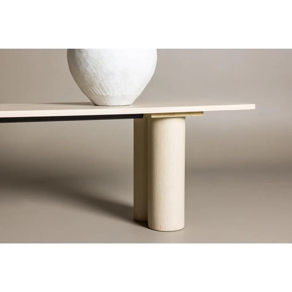 Svea - Rova eetkamerbank - 180 cm - whitewash