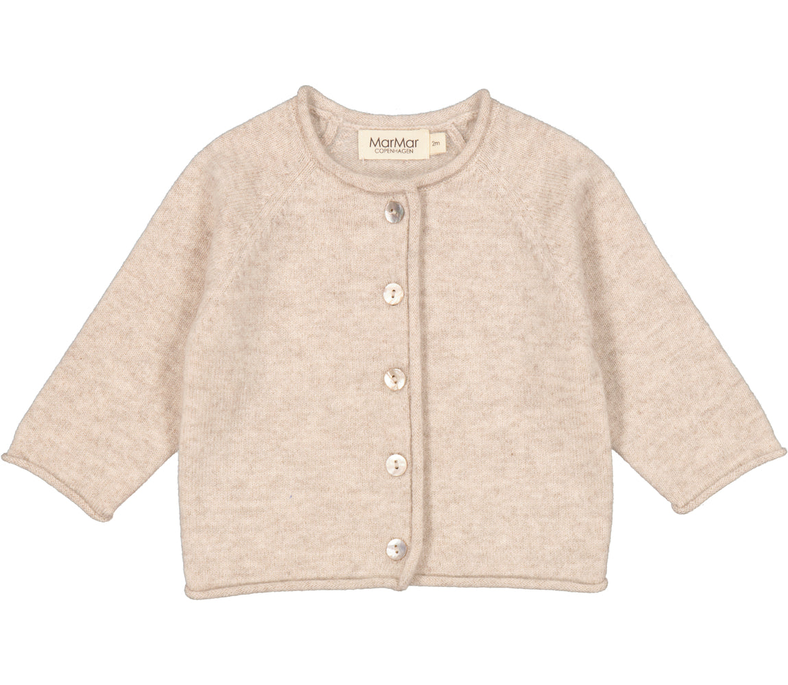 Tamla, Kashmir Cardigan - Sand Mel.