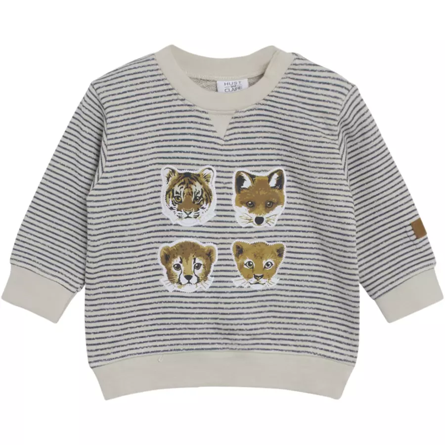 Hust & Claire Sweatshirt Sejer White sand