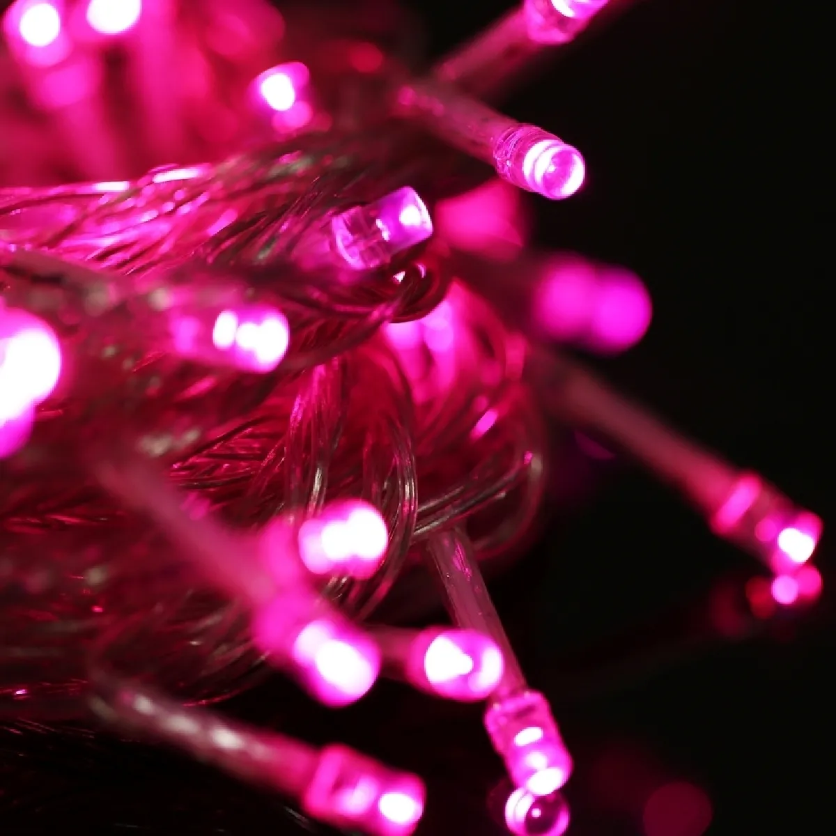 Wewoo Guirlande LED Corde Rose