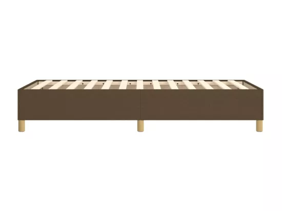 Sommier à lattes de lit Marron foncé 100x200 cm Tissu