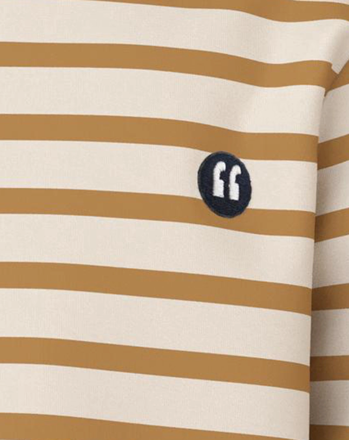 Langarmshirt NMMVOBY STRIPES in bone brown