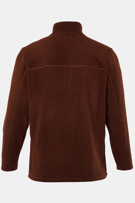 JP 1880 Fleece-Troyer, Zippkragen, bis 8 XL