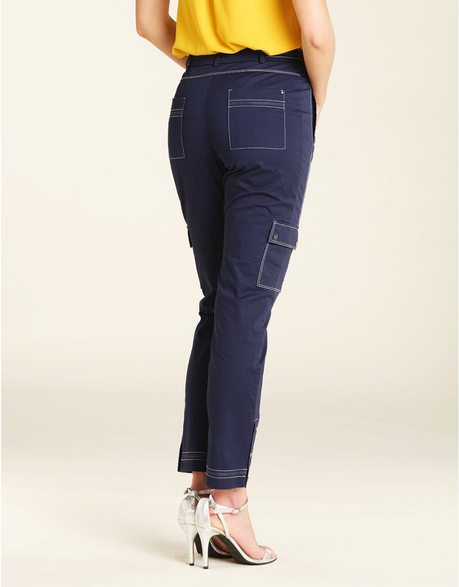 Pantalon treillis bleu