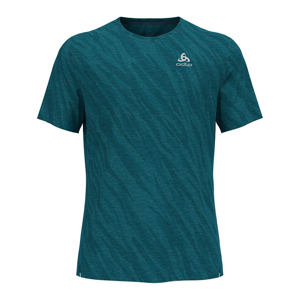Odlo ZEROWEIGHT ENGINEERED CHILL-TEC - Maillot Homme saxony blue melange