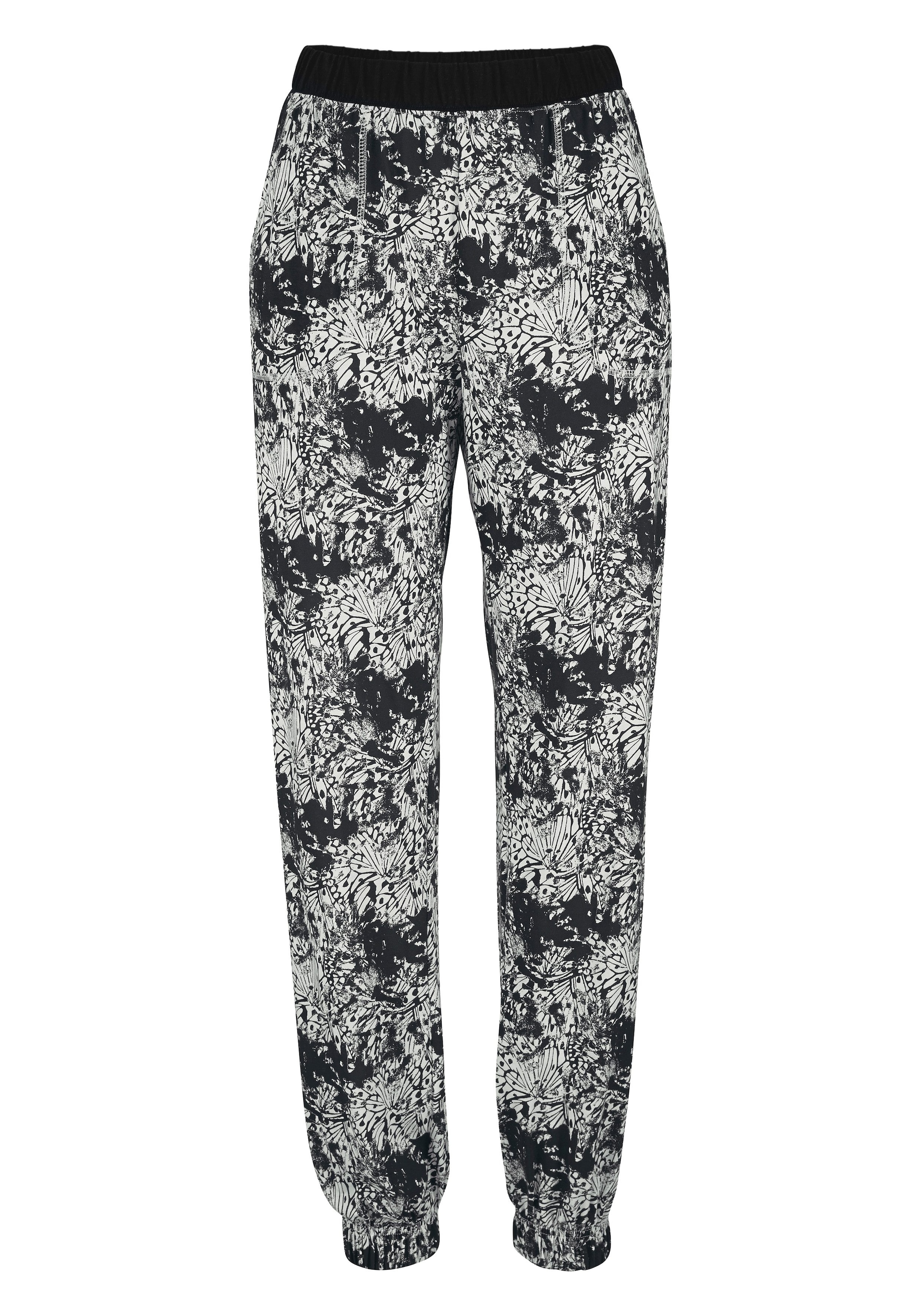 Buffalo Pyjama 2 Stk. tlg., gemusterte Hose mit Eingrifftaschen