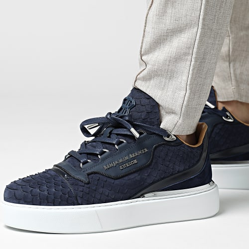 Baskets Raphael Matt Nappa Blue Navy Python