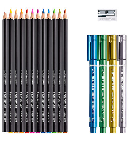 Staedtler Buntstifte-Set - Schwarz/Weiß - 17 Teile