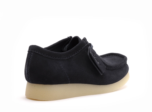 Clarks basses homme wallabeeevo bleu