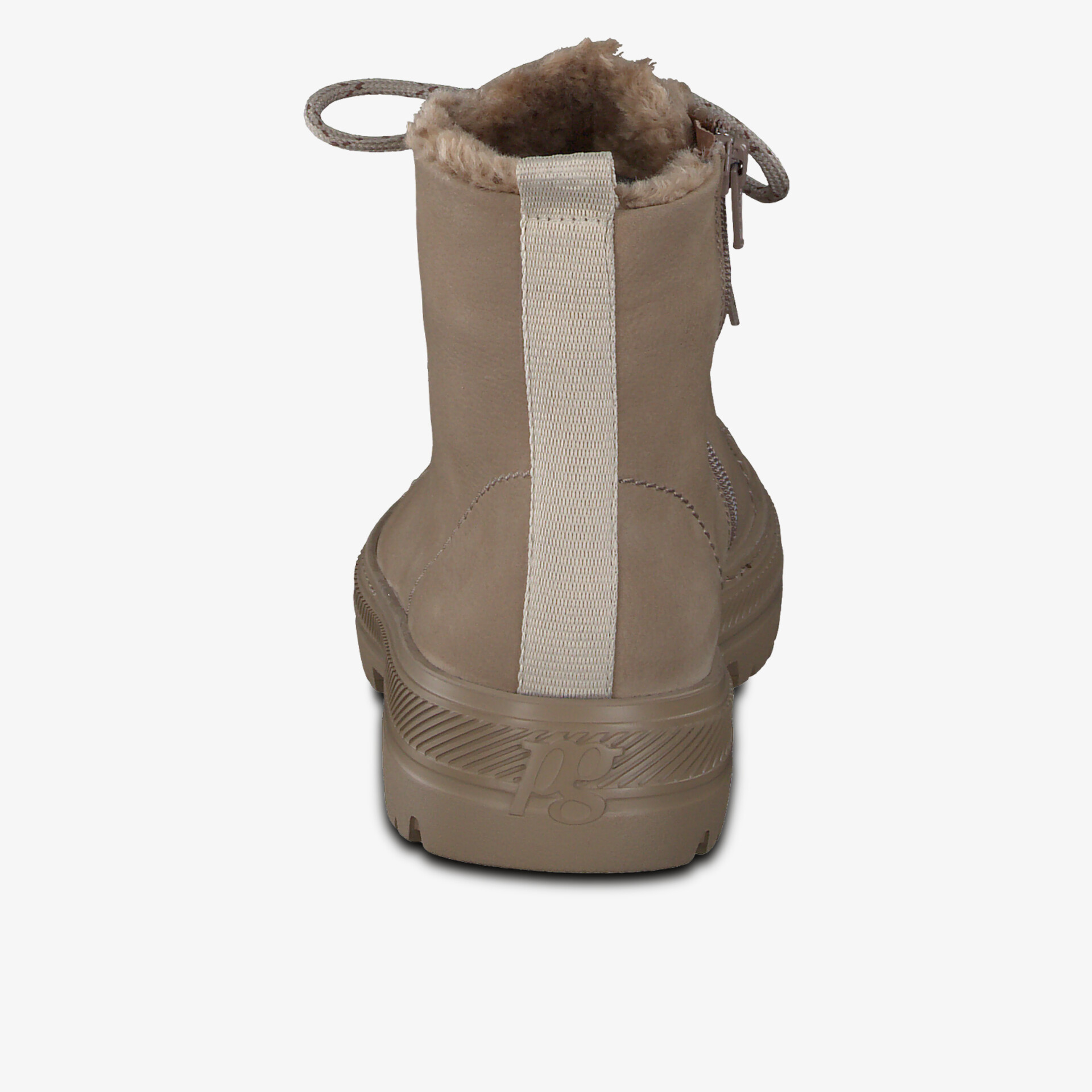paul green Damen Schnürstiefeletten beige
