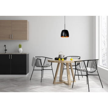 Lucide hanglamp Nolan zwart Ø24 cm