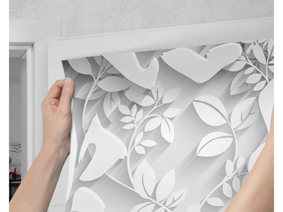 Stickers de porte autocollants - Roses en papier 75x205 cm