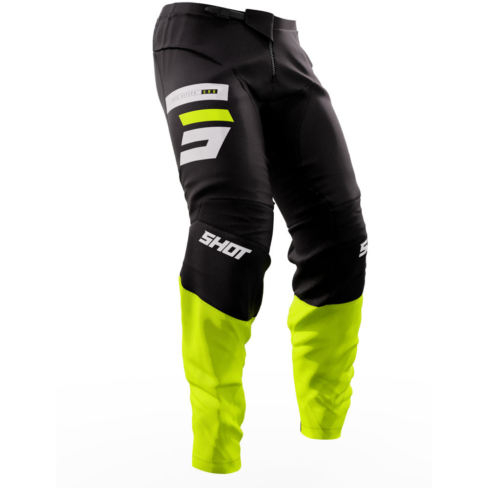 Shot - Pantalon Devo Reflex Noir / Jaune fluo