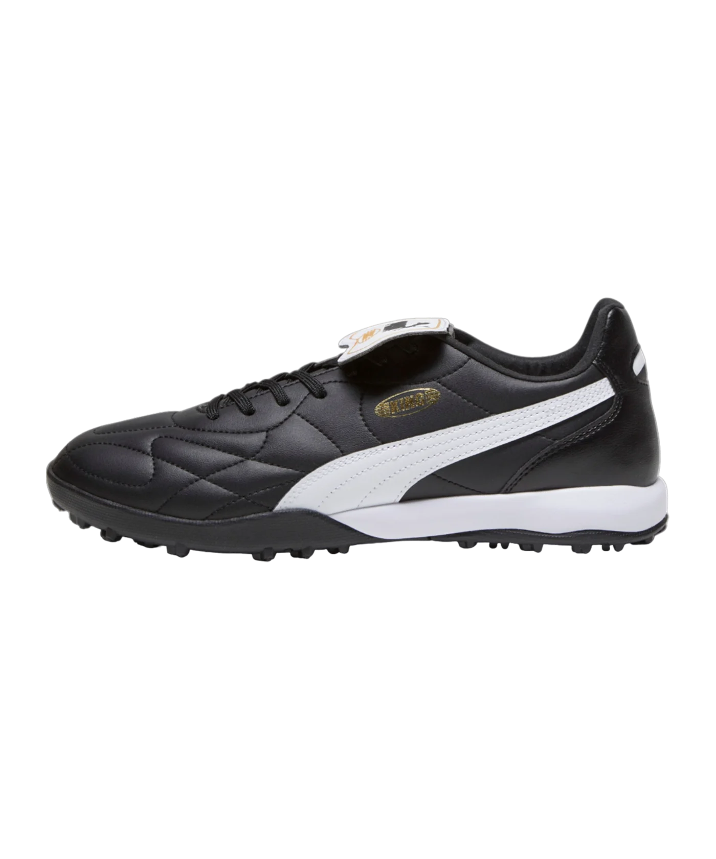PUMA KING Top TT Schwarz Weiss Gold F01