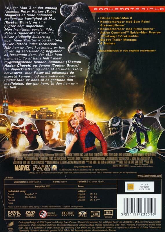 Spider-Man 3 - DVD