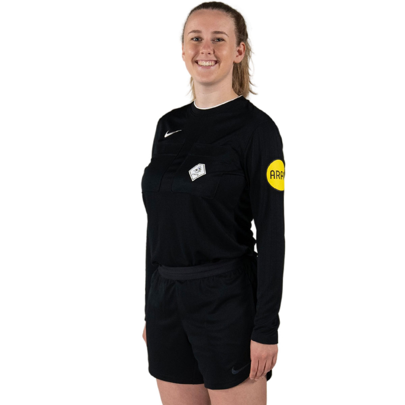 Nike KNVB Scheidsrechterstenue Lange Mouwen 2024-2026 Dames Zwart