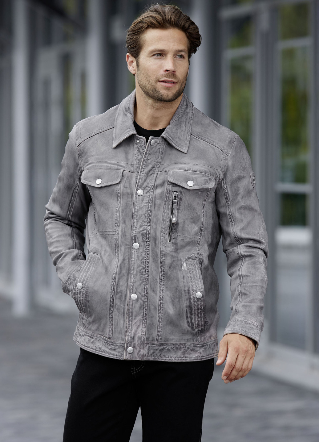 Lederkurzjacke von „Jilani“