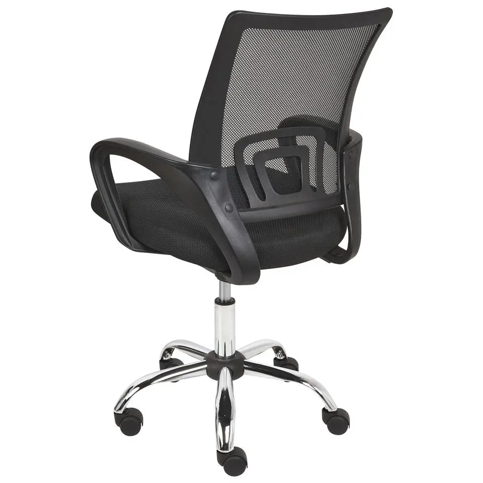 SOLID - Bureaustoel - Zwart - Polyester