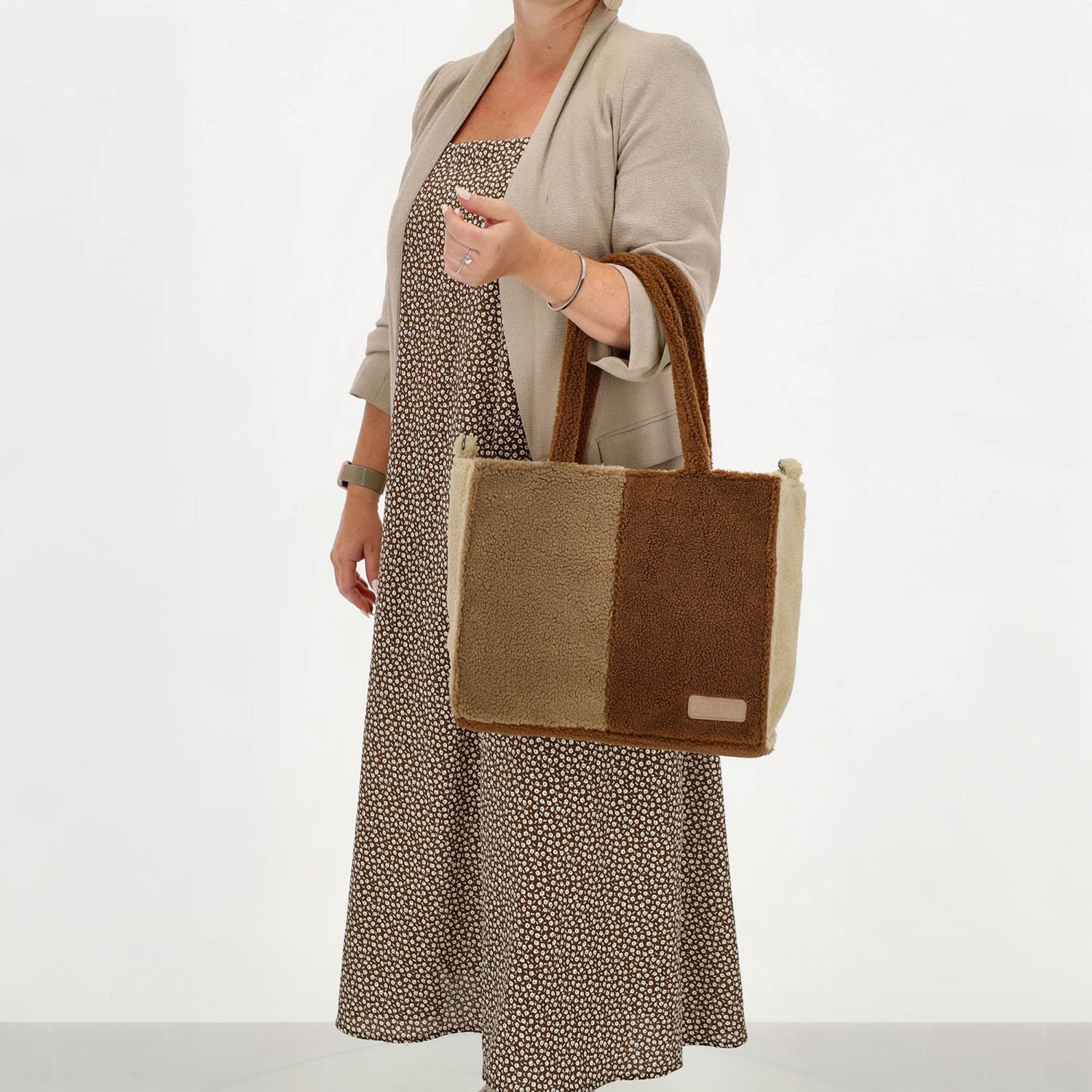 Zebra Trends Teddy Denise Shopper brown