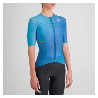 Maillot Manches Courtes Femme Sportful Light Bleu