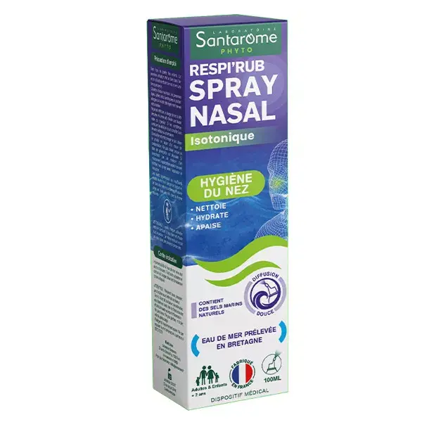 Spray Nasal Bio Isotônico Santarome Respi'rub Limpeza Diária 100 ml